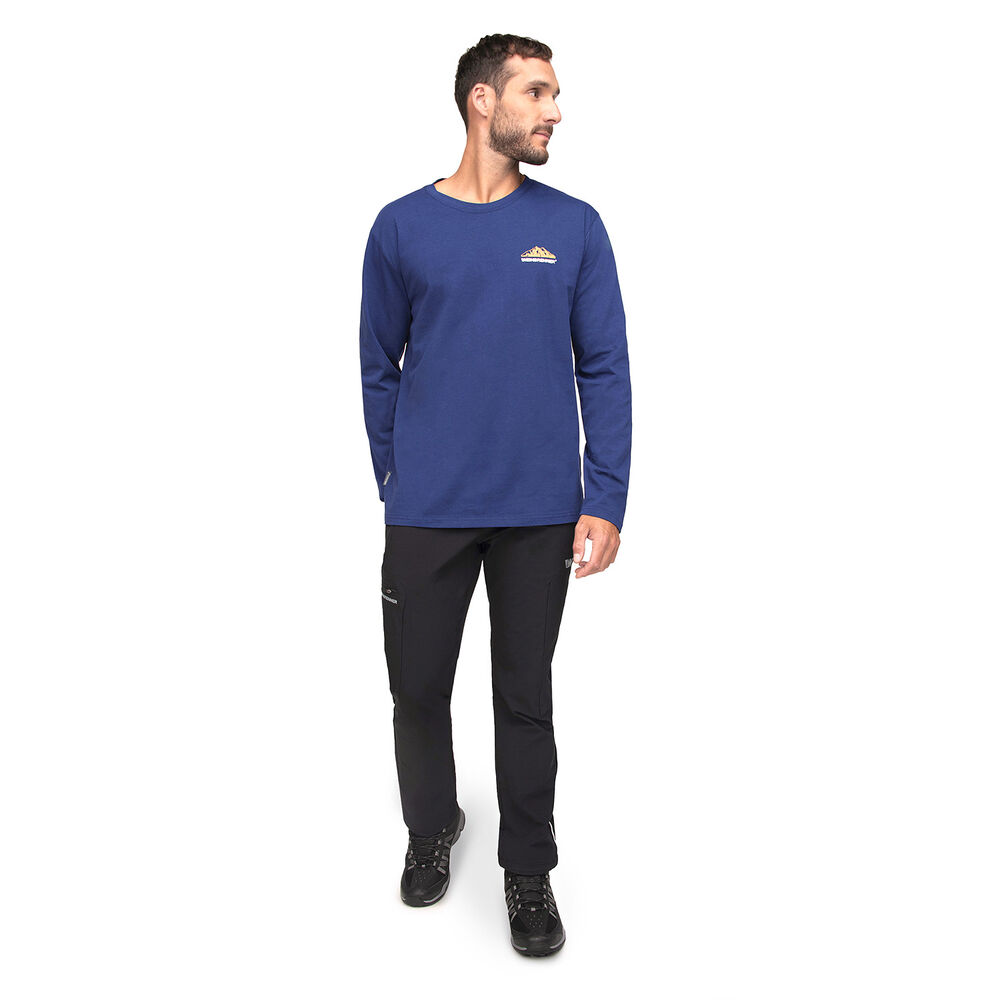Polera Manga Larga Hombre Weinbrenner Mahe Azul Marino image number 3.0